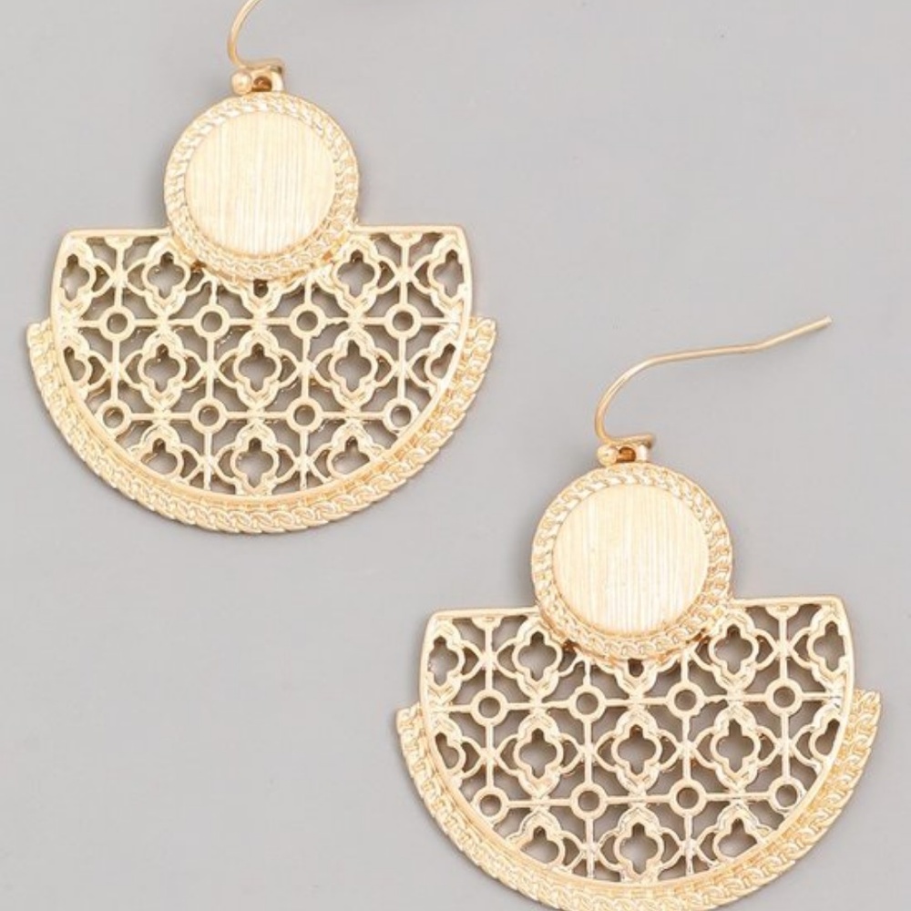 Paris&Pearle Body & Sol Drop Earrings - Picture 2 of 3